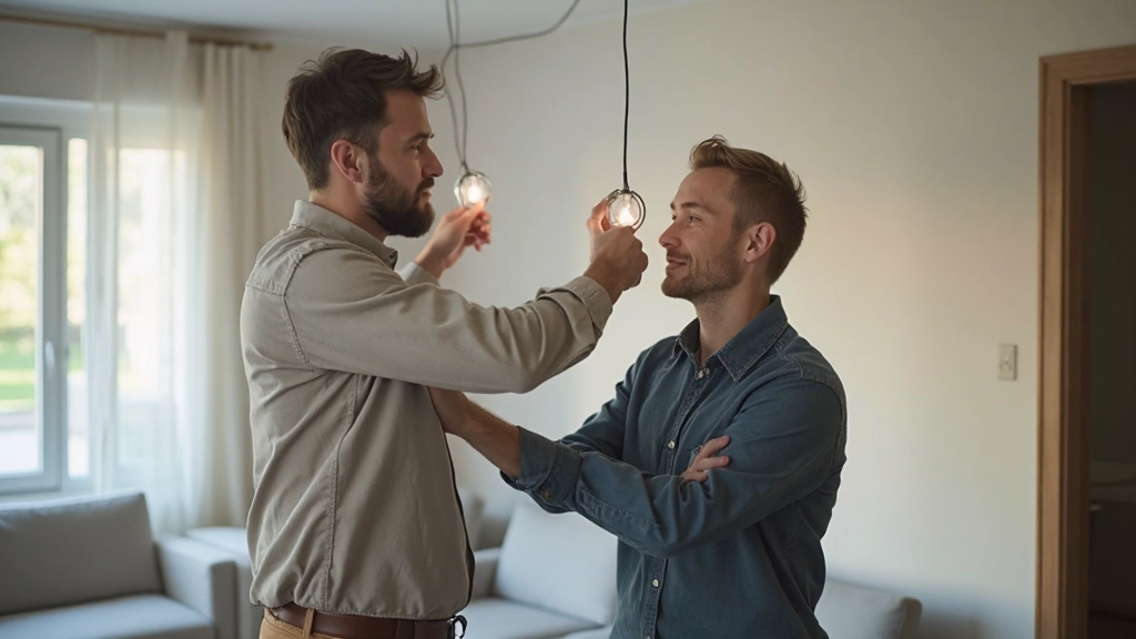 Профессиональное фото энергоэффективного светодиодного освещения в современной гостиной