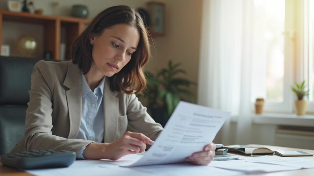 Профессиональный снимок счетов за коммунальные услуги на столе с калькулятором